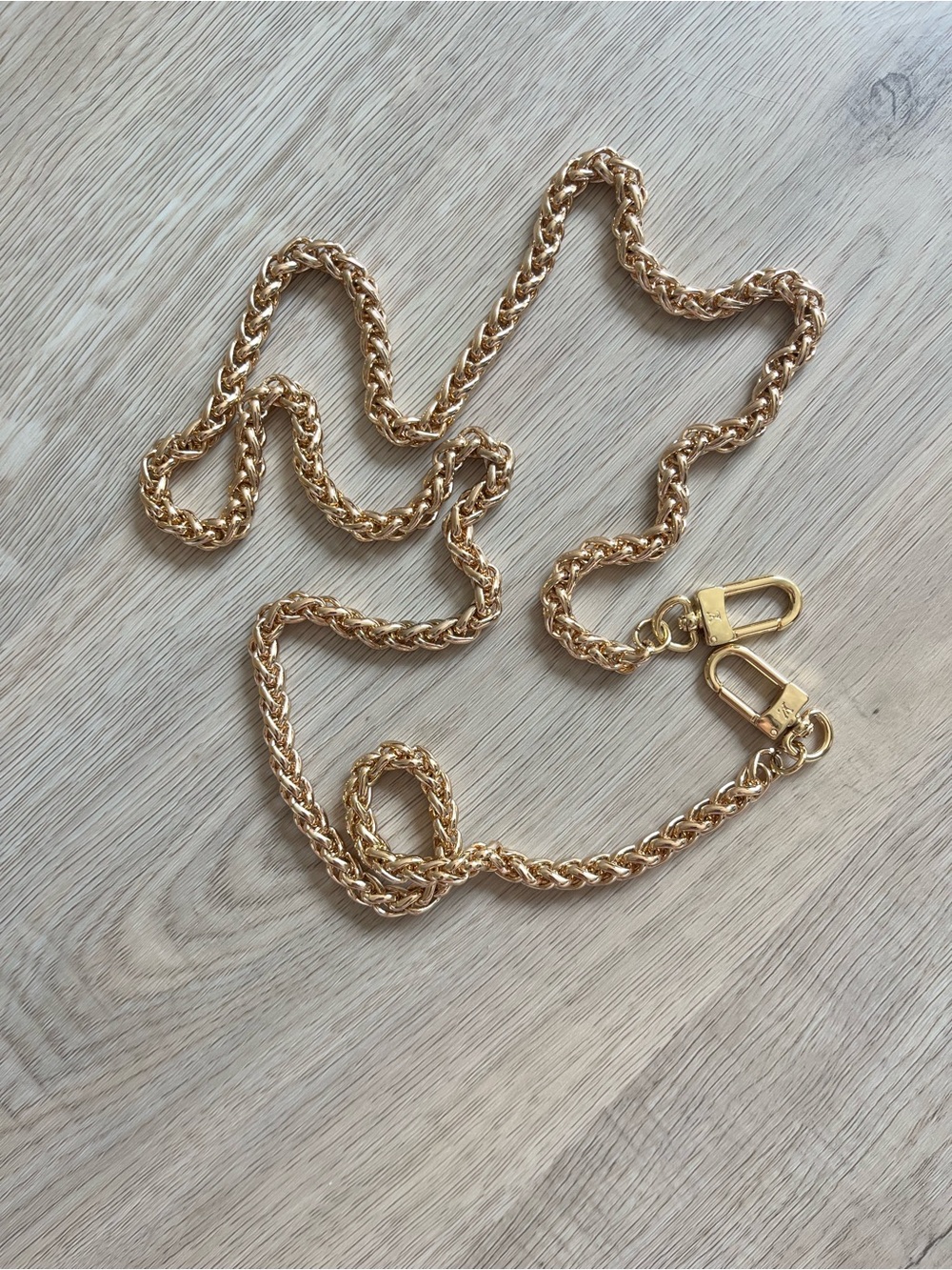 Rose Gold Chain Strap for Women’s Bags - Versatile Replacement Strap